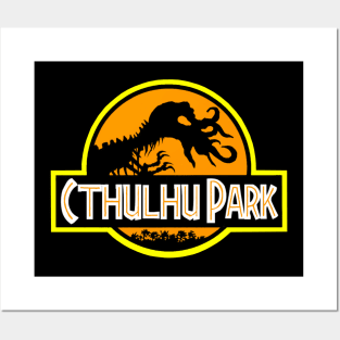 Cthulhu Park - Retro 90s Movie Parody (Orange Variant) Posters and Art